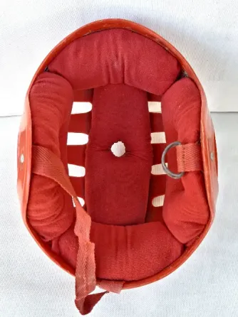 Casco protección infantil rojo Colegiales