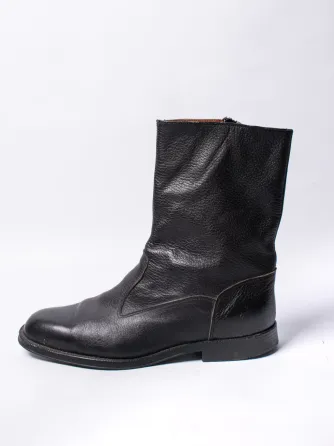 Bota T.41 Negro Cuero Palermo