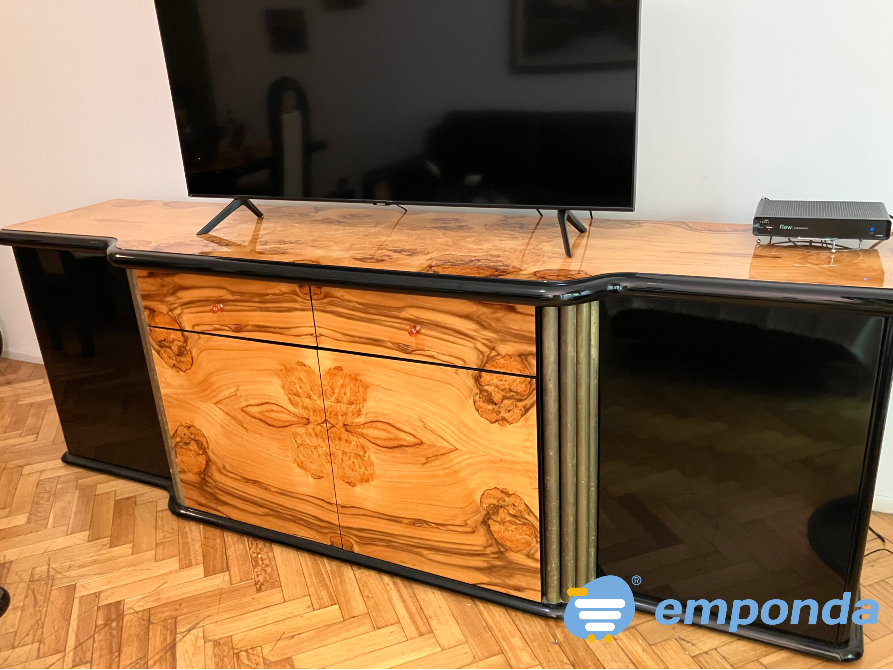 Juego de comedor raíz de nogal Recoleta - imagen 4