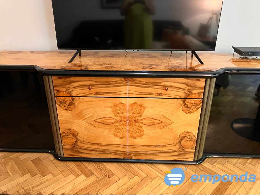 Juego de comedor raíz de nogal Recoleta - imagen 5