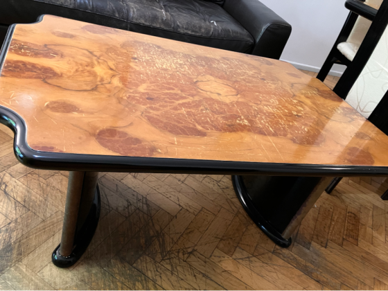 Mesas para restaurar raíz de nogal Recoleta