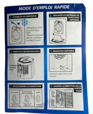 Mini aire acondicionado portátil José C. Paz