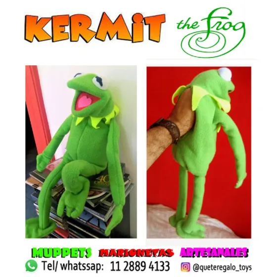 RANA kermit RENE juguete para navidad niños nenes bebes, TOY Balvanera