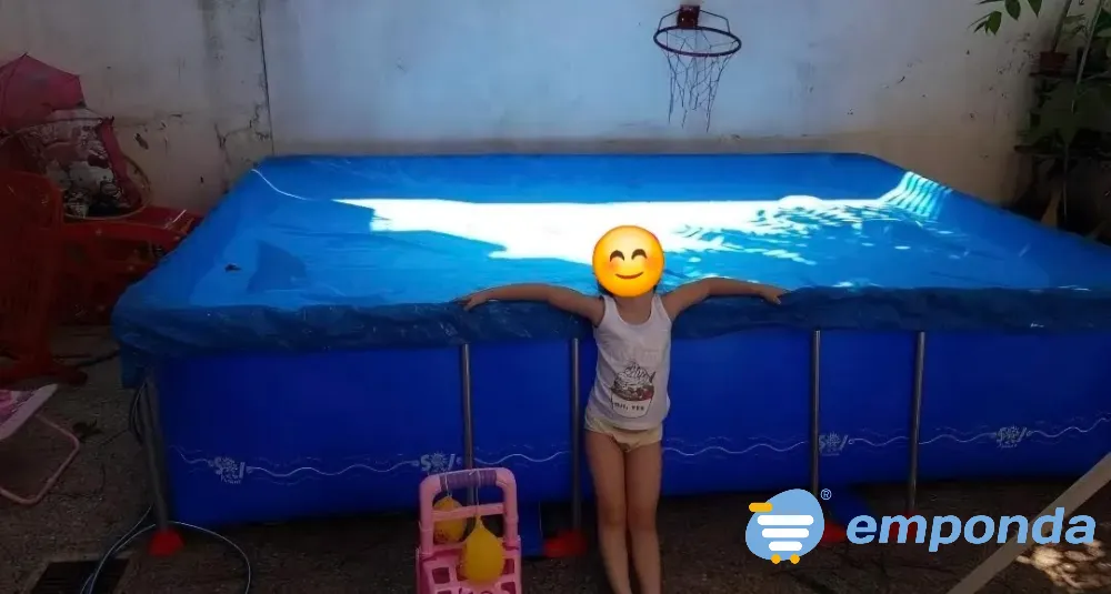 Pileta de Lona Sol de Verano 3x2.20x0.70 mts. Muy poco uso Villa Crespo - imagen 10