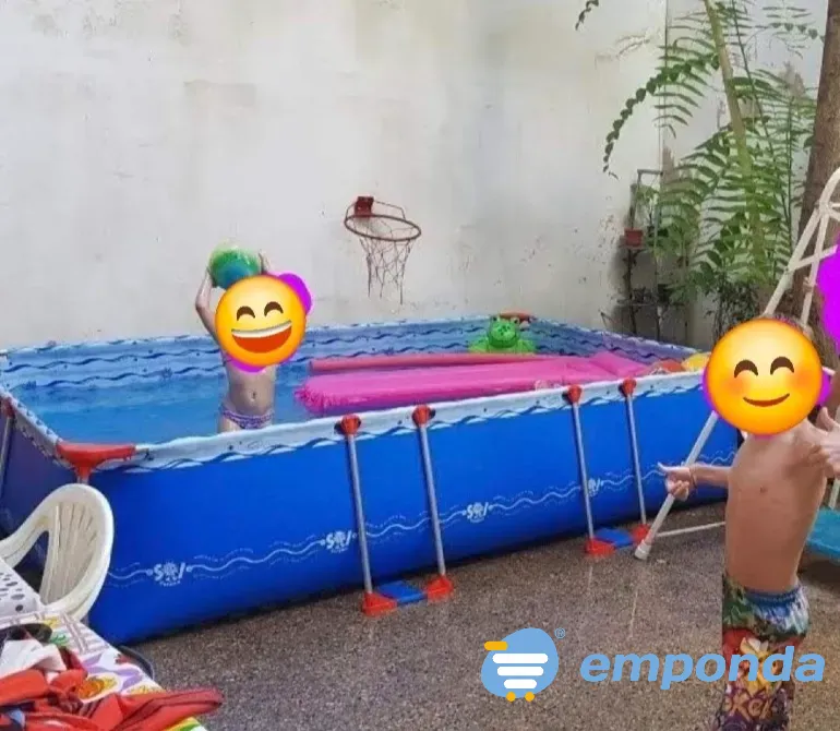 Pileta de Lona Sol de Verano 3x2.20x0.70 mts. Muy poco uso Villa Crespo - imagen 1