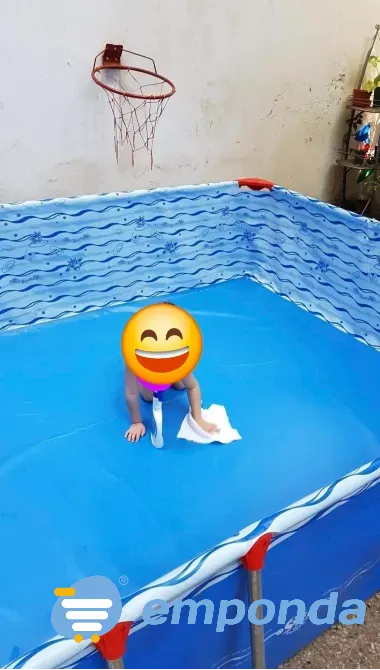 Pileta de Lona Sol de Verano 3x2.20x0.70 mts. Muy poco uso Villa Crespo - imagen 7