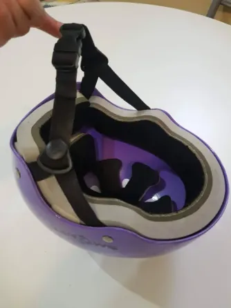 Casco infantil Smart violeta – Talle XXXS Villa Crespo