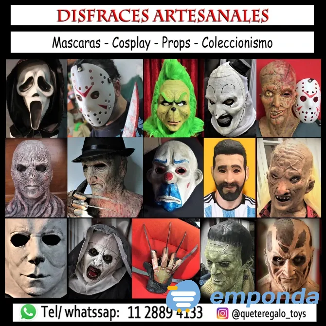 Freddy Krueger Garra Real de Metal y Cuero Disfraz Halloween Balvanera - imagen 8