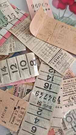 Boletos capicuas antiguos Tandil