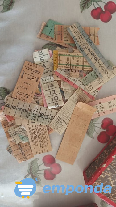 Boletos capicuas antiguos Tandil - imagen 2