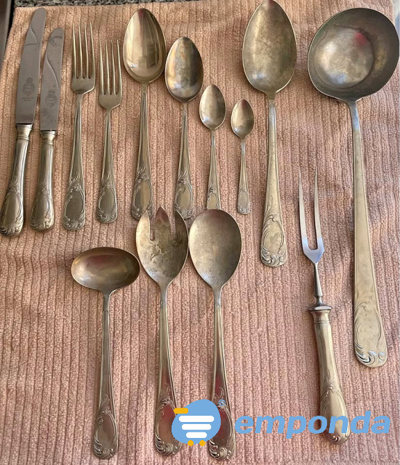 Juego cubiertos antiguo Zárate - imagen 1
