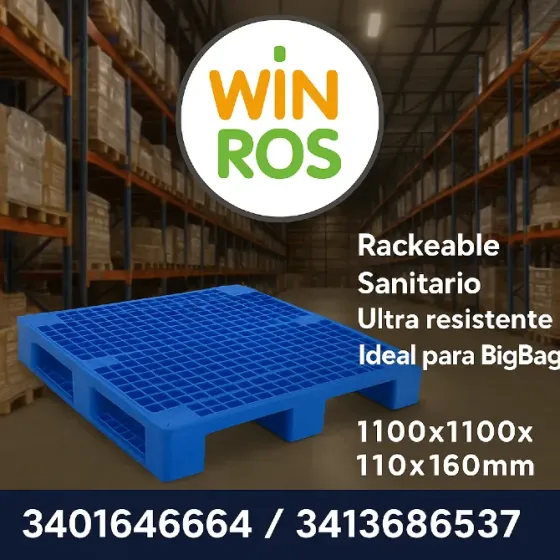 Pallets plásticos (litio, sanitarios, etc) Santa Fe ciudad