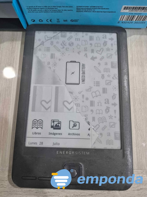 Libro electrónico. Energy aReader Slim 8gb Tandil - imagen 2