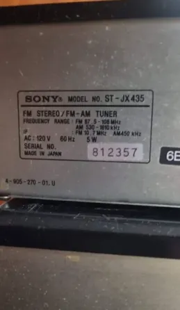 Equipo de Música SONY Japonés – Increíble sonido Colegiales