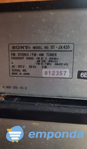 Equipo de Música SONY Japonés – Increíble sonido Colegiales - imagen 6