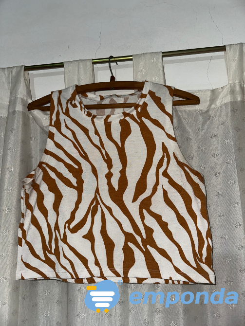 Remera rayada marrón Munro - imagen 2