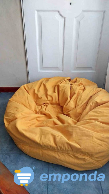 Puff naranja Tandil - imagen 1