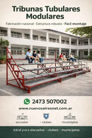 Gradas Telescopicas Tribunas Tubulares Escenarios levadizos Colón