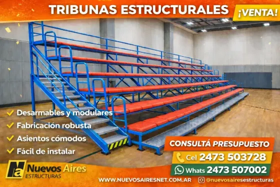 Gradas Telescopicas Tribunas Tubulares Escenarios levadizos Colón