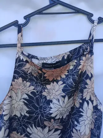 Vestido "cuesta blanca" de satén Santa Fe ciudad