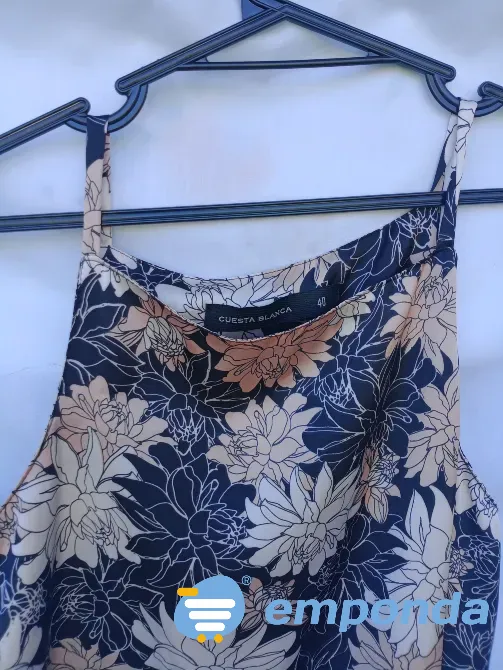 Vestido "cuesta blanca" de satén Santa Fe ciudad - imagen 3