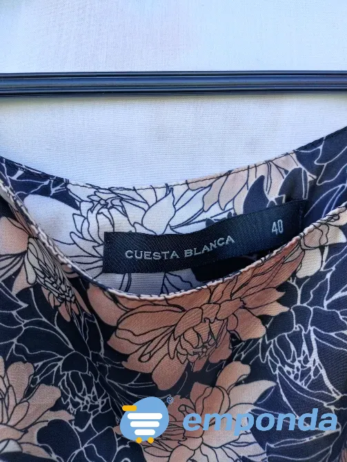 Vestido "cuesta blanca" de satén Santa Fe ciudad - imagen 2