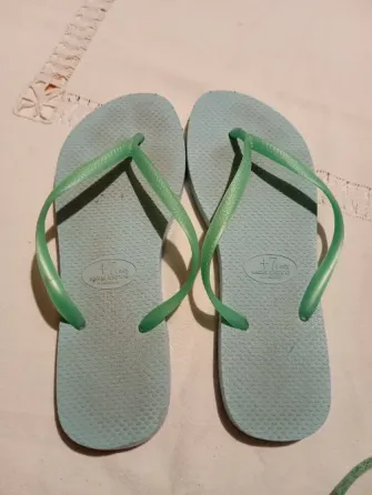 Ojotas verde claro Floresta