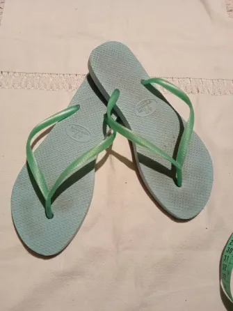 Ojotas verde claro Floresta