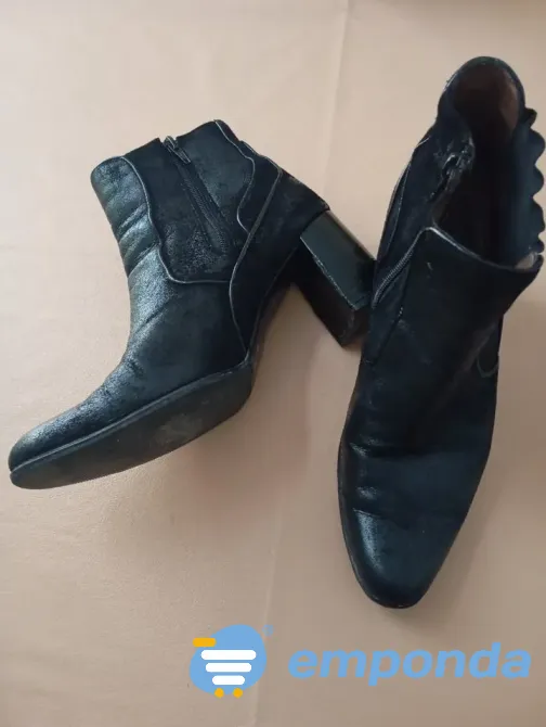 Bota caña baja y taco. Comodas Floresta - imagen 2