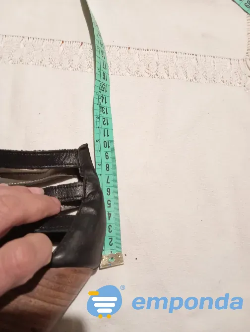 Sandalias acordonadas con taco, de cuero Floresta - imagen 6