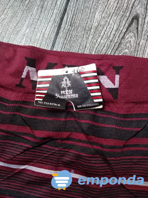 Boxer rayado MEN. Polyester y Elastano Floresta - imagen 2