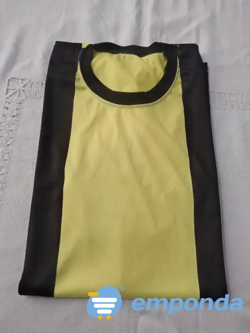 Remera deportiva amarilla y negro Floresta - imagen 5