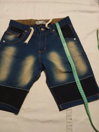 Short de jean elastizado, combinado para hombre. Impecable Floresta