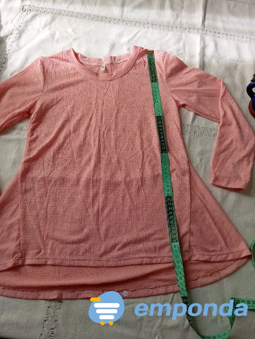 Remera manga larga, con brillos (Nueva s/etiq) Floresta - imagen 1