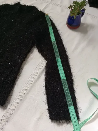 Sweater media polera de vestir (Nuevo s/etiq) Floresta