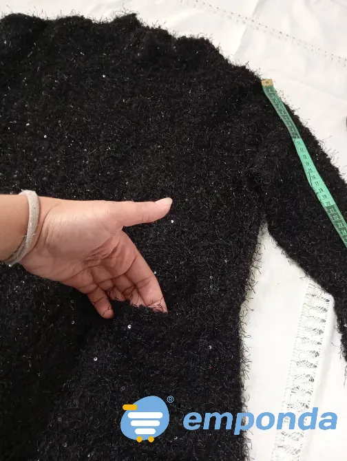 Sweater media polera de vestir (Nuevo s/etiq) Floresta - imagen 4