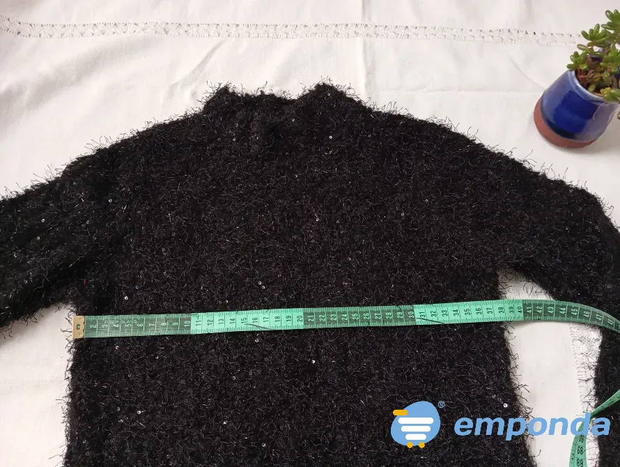 Sweater media polera de vestir (Nuevo s/etiq) Floresta - imagen 2