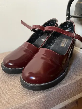 Mary Jane cyka bordo UN SOLO USO Almagro