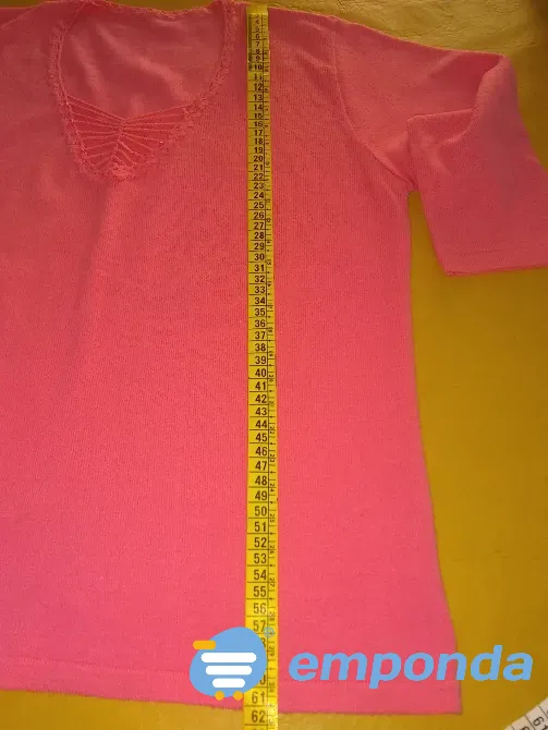 Sweter de Dama, escote en V con delicado detalle Floresta - imagen 3