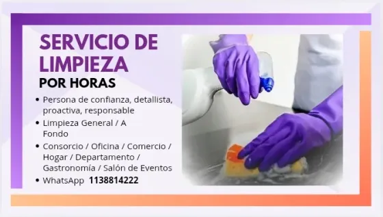 Servicio de Limpieza por Horas San Telmo