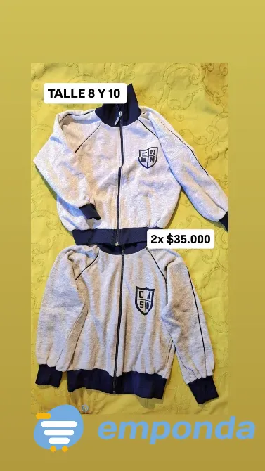 Liquido Campera Escolar Colegio Misericordia Colegiales - imagen 1