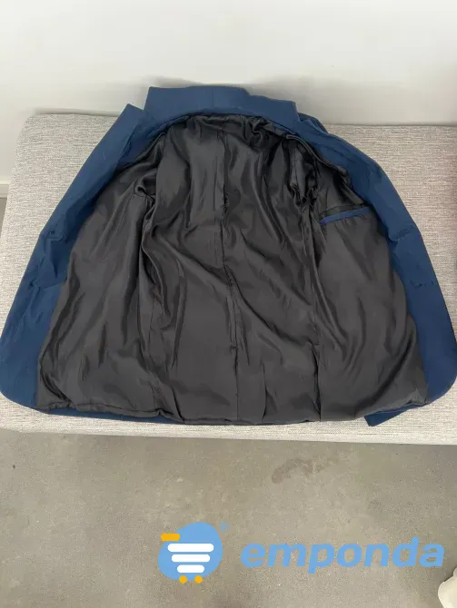 Saco para fiestas Azul Marino Villa Devoto - imagen 3