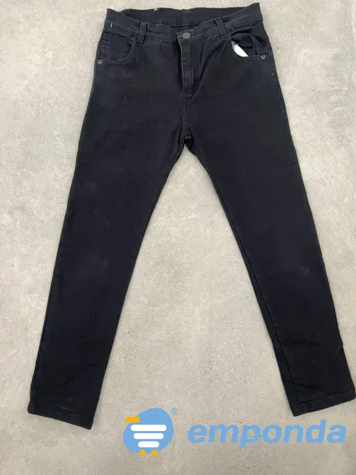 Pantalón de vestir negro, marca compacto Villa Devoto - imagen 1