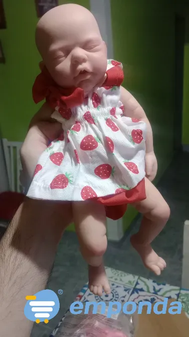 Muñeca Silicona Reborn 37 cm Quilmes - imagen 1