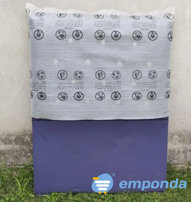 Respaldo De Sommier Twin Tapizado Ecocuero Violeta Córdoba - imagen 4