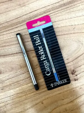 Lapicera Boligrafo Parker Roller Acero Inoxidable Vintage Palermo