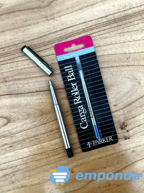 Lapicera Boligrafo Parker Roller Acero Inoxidable Vintage Palermo - imagen 2