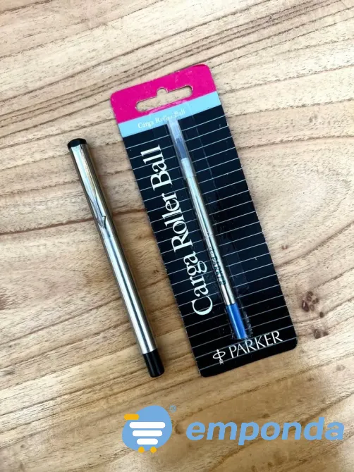 Lapicera Boligrafo Parker Roller Acero Inoxidable Vintage Palermo - imagen 1