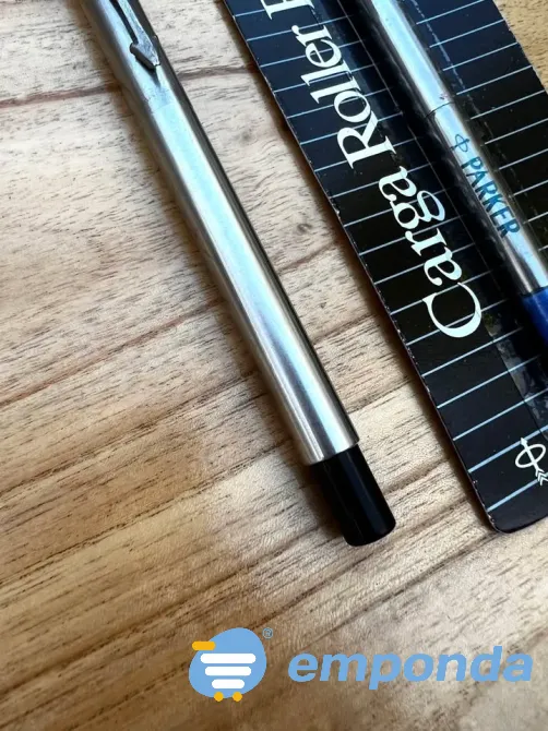 Lapicera Boligrafo Parker Roller Acero Inoxidable Vintage Palermo - imagen 3