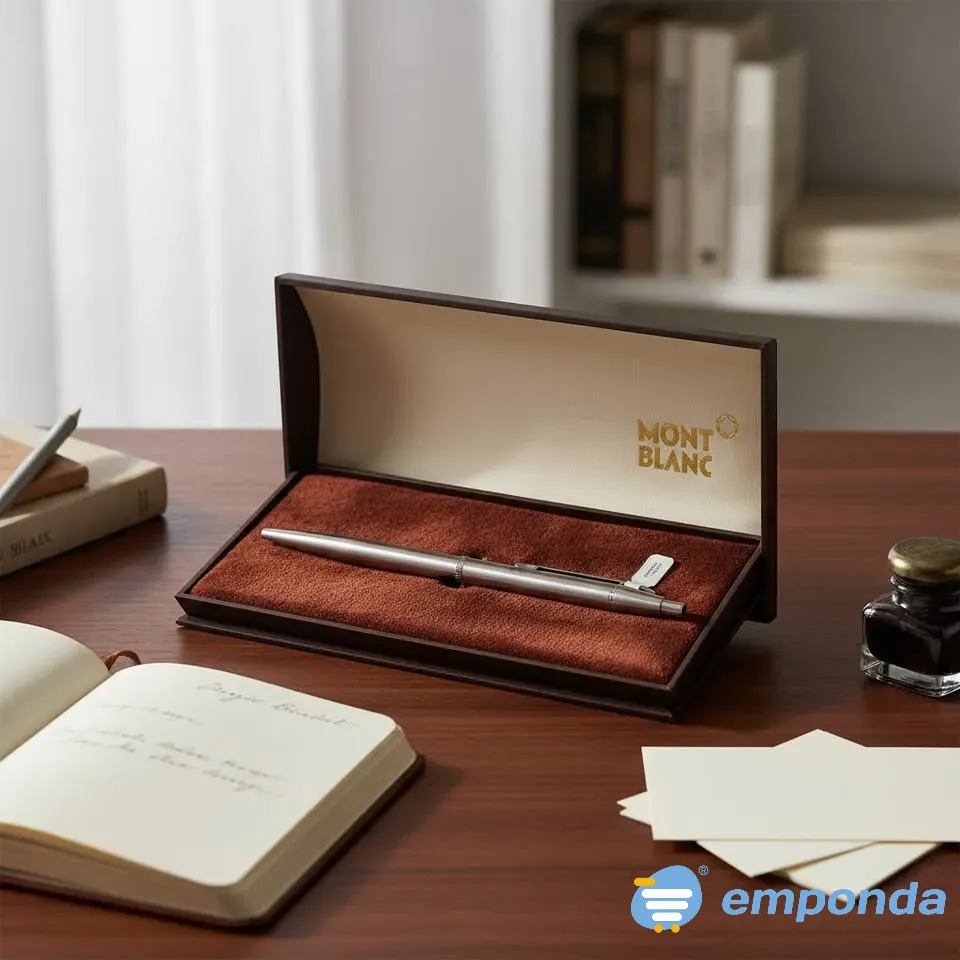 Mоntblаnс Noblesse Bolígrafo de acero inoxidable vintage com Palermo - imagen 1